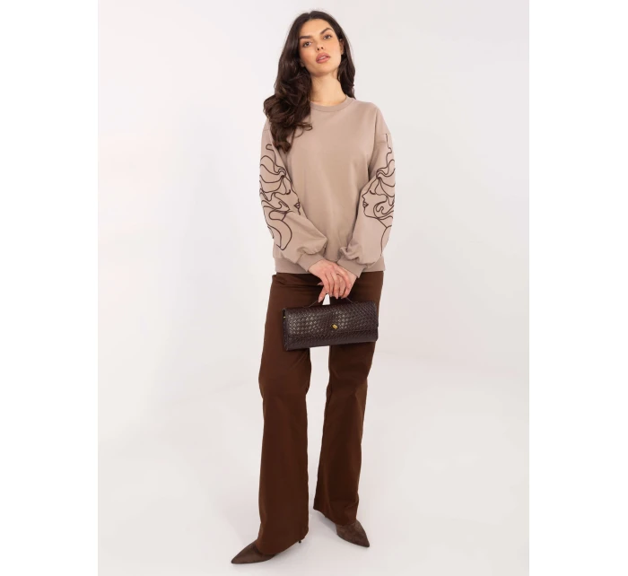 Bluzka RV BZ model 21836660 ciemny bezowy - FPrice