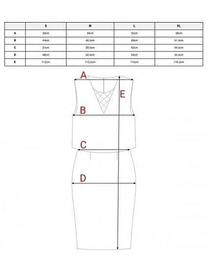 model 21470642 Šaty s krajkovou vsadkou bordó - STYLOVE