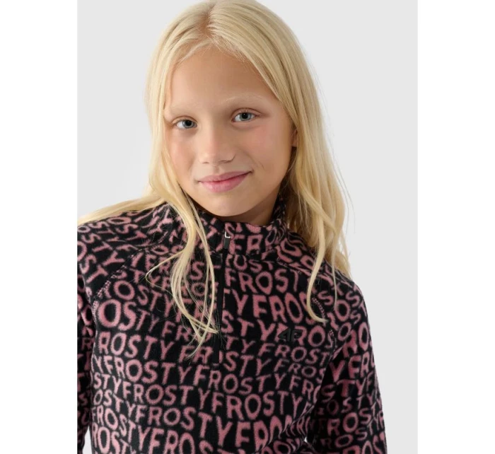 Dievčenské fleecové termoprádlo (vrchné) 4F Junior 4FJWAW24UFLEF051-64A Dievčenské fleecové termoprádlo (vrchné) 4F Junior 4FJWAW24UFLEF051-64A