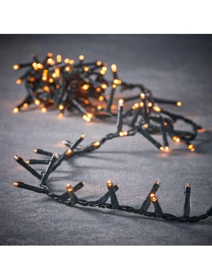 VIANOČNÝ STROMČEK SVETELNÁ REŤAZ 550 VIEDOL ČASOVAČ TEPLÁ BIELA LUCA