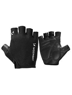 Cyklistické rukavice Wozinsky WRR-01XL veľkosť XL - čierne