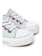 Dziecięce Klasyczne Niskie Trampki BIG STAR HH374094 Niebieskie Dziecięce Klasyczne Niskie Trampki BIG STAR HH374094 Niebieskie