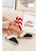 Dámské pantofle s kožíškem Černé Zanelia Dámské pantofle s kožíškem Černé Zanelia