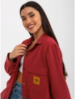 Dámska košeľa LK KS 509164.11 tmavo ružová - FPrice