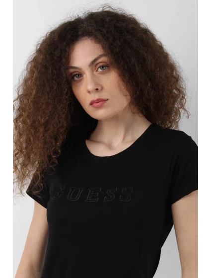 Dámske tričko O1GA05K8HM0 - JBLK čierna - Guess Dámske tričko O1GA05K8HM0 - JBLK čierna - Guess