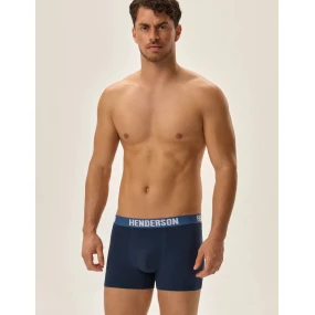 Pánské boxerky 3PACK  Jeans modrá vzor  model 20958398 - Henderson