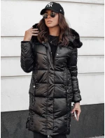 Dámská prošívaná zimní bunda s kapucí černá Dstreet model 21980669 - FashionStreet Dámská prošívaná zimní bunda s kapucí černá Dstreet model 21980669 - FashionStreet