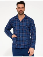pyžamo model 21921759 dlouhé/r 3XL5XL pánské rozepínací - Cornette