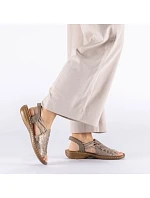 Dámské pohodlné béžové nazouvací sandály model 22116546 - Rieker