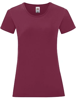 LadyFit Iconic 150 T Dámské tričko model 22429469 burgundy - Fruit of the Loom