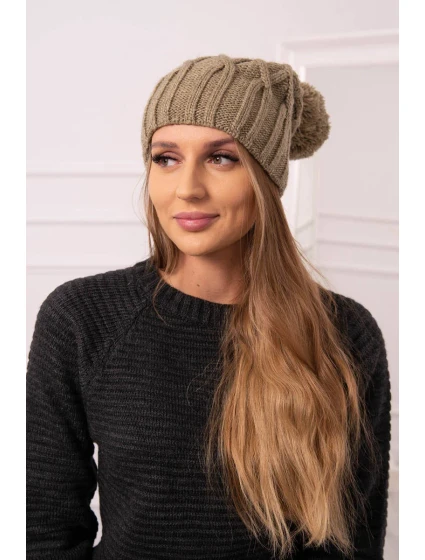 Milano fleecová čiapka K203 khaki