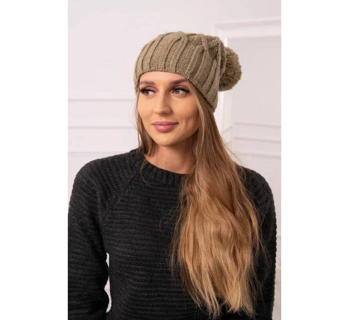 Milano fleecová čiapka K203 khaki