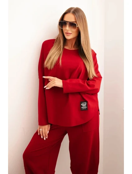 Punto Milano Zimná mikina + nohavice bordová