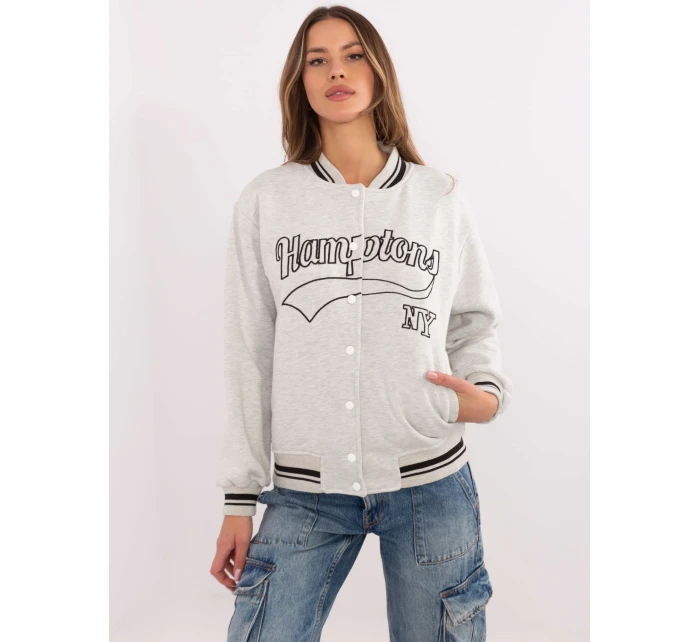 Mikina EM BL model 20811672 světle šedá - FPrice Mikina EM BL model 20811672 světle šedá - FPrice