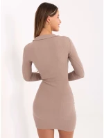 Šaty RV SK model 16732171 tmavě lila - FPrice Šaty RV SK model 16732171 tmavě lila - FPrice