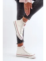 Dámske vysoké tenisky Big Star White