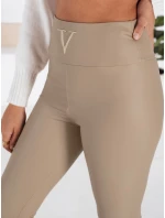 dámské voskované kalhoty béžové Dstreet model 21970454 - FashionStreet