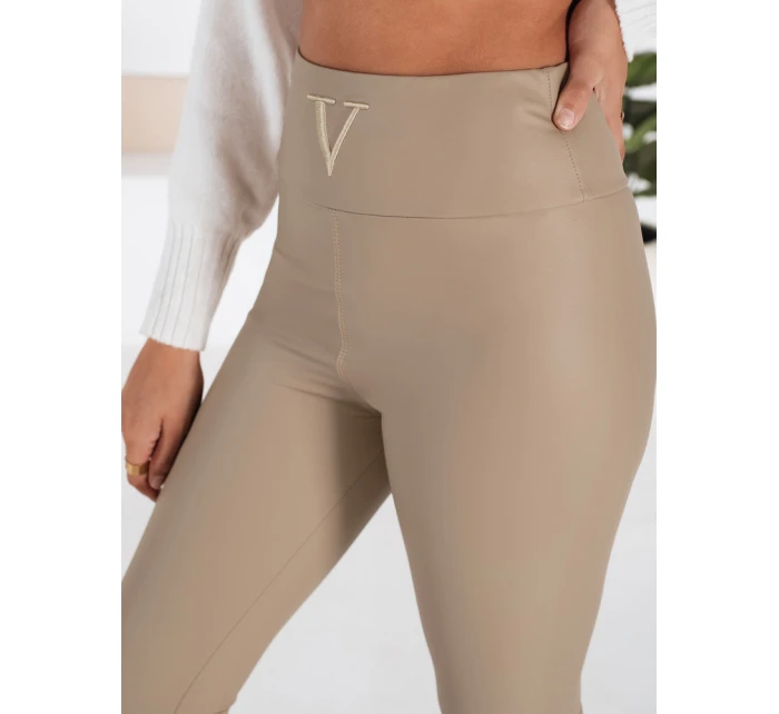 dámské voskované kalhoty béžové Dstreet model 21970454 - FashionStreet