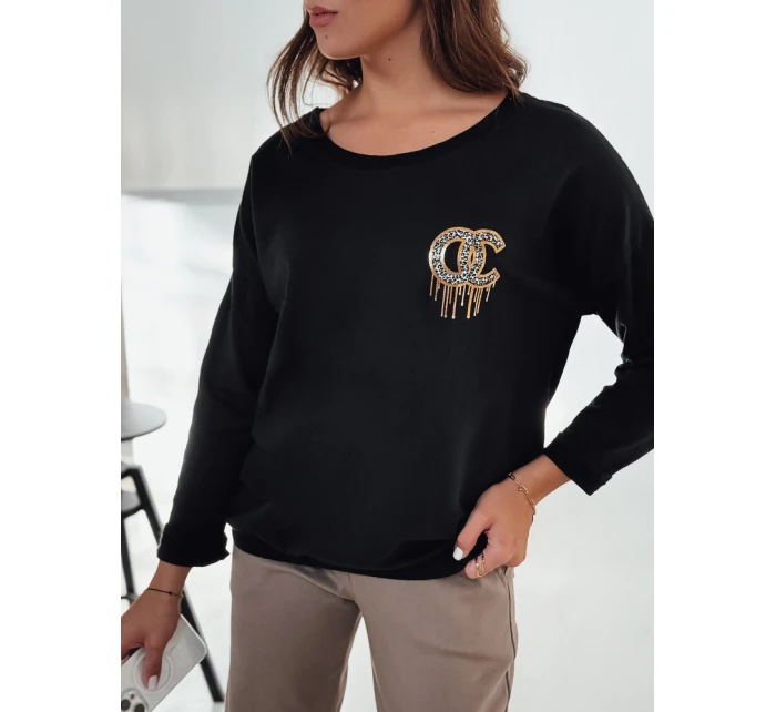 Dámská oversize halenka černá Dstreet model 21982031 - FashionStreet Dámská oversize halenka černá Dstreet model 21982031 - FashionStreet