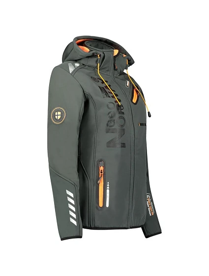 A EO DB 007 W šedá / oranžová softshellová bunda model 21182386 - Geographical Norway