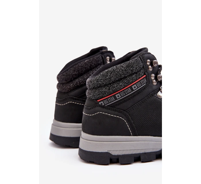 Męskie Buty Trekkingowe Big Star KK174215 Czarne