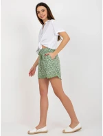 Šortky D73770M62233KB pistácie Šortky D73770M62233KB pistácie