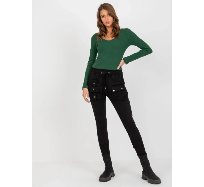 EM DR ES 21 593 teplákové nohavice.43P čierna EM DR ES 21 593 teplákové nohavice.43P čierna