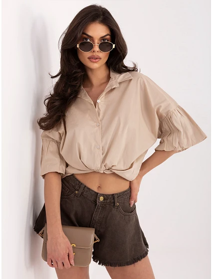 Koszula MI KS model 22097807 beżowy - FPrice