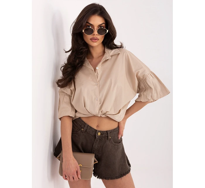 Koszula MI KS model 22097807 beżowy - FPrice