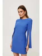 K190 Mini šaty s delenými rukávmi - modré K190 Mini šaty s delenými rukávmi - modré