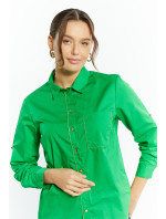 Monnari Blúzky Dámska ležérna košeľa Zelená