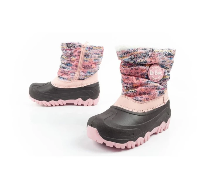 Detské zimné snežnice Kuky pink - Lee Cooper