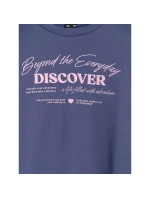 Dívčí mikina oversize bez kapuce model 21730470 - 4F Dívčí mikina oversize bez kapuce model 21730470 - 4F