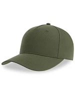 5 panelová baseballová kšiltovka olive model 22479023 - Atlantis Headwear