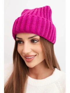 Čepice s rolováním Magda K293 camel