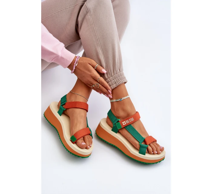 Dámské sandály na platformě a Big Star model 21652819 - Big Star Shoes