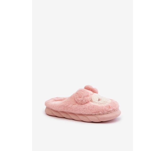 Ciepłe Futrzane Kapcie Damskie Różowe Jozelinetta Ciepłe Futrzane Kapcie Damskie Różowe Jozelinetta