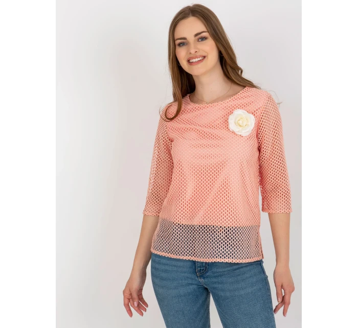 Blúzka LK BZ 506642.94 broskýň