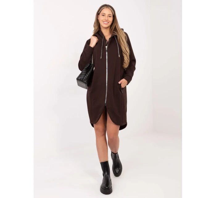 RV BL mikina A1027.79 tmavohnedá RV BL mikina A1027.79 tmavohnedá