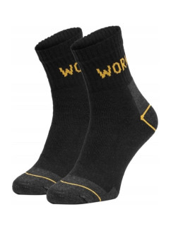 Ponožky WORK 3 páry čierne - Selltex