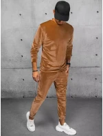 Pánska velúrová mikina velúr FashionStreet BX5530 Pánska velúrová mikina velúr FashionStreet BX5530