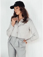 Dámská pruhovaná košile šedá Dstreet model 21972910 - FashionStreet