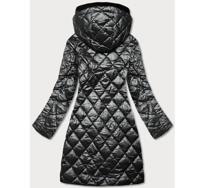 Černá dámská bunda s límcem model 15829746 - Ann Gissy