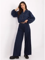 Spodnie IT SP model 21722853 granatowy - FPrice Spodnie IT SP model 21722853 granatowy - FPrice