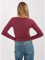 Bluzka WT BZ model 21875476 bordowy - FPrice