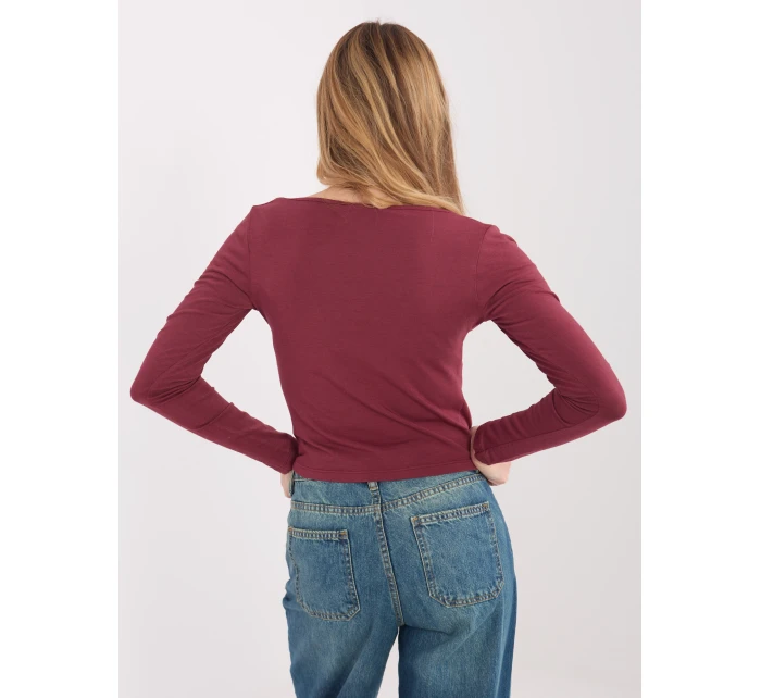 Bluzka WT BZ model 21875476 bordowy - FPrice
