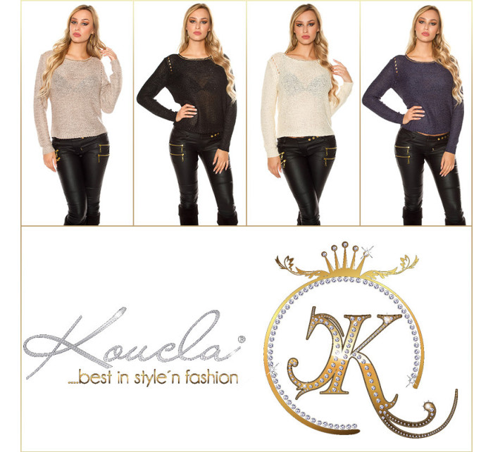 Sexy KouCla 2in1 sweater Wrap Look at the back