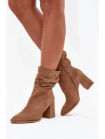 Topánky na podpätku model 220195 Step in style