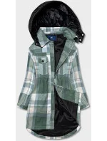 Zelená dámská košilová bunda model 18359824 - Ann Gissy Zelená dámská košilová bunda model 18359824 - Ann Gissy