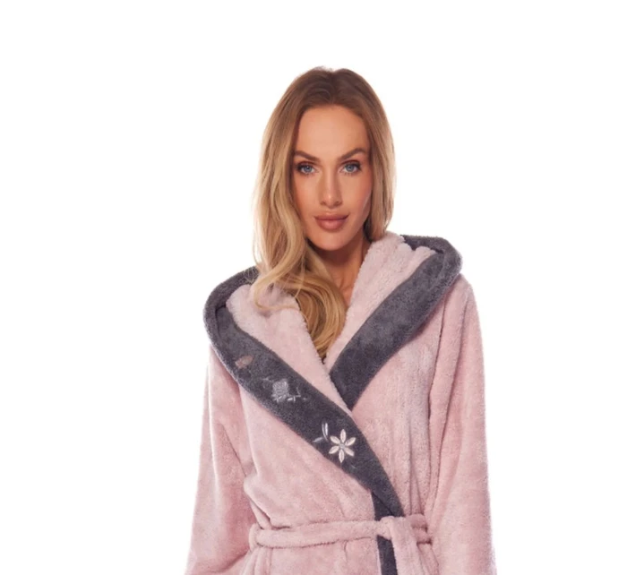 Dámský župan model 20816335 beige - L&L Dámský župan model 20816335 beige - L&L